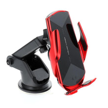Заредете изображение във визуализатора на галерията – Car holder with wireless charging automatic sensor hs3 15w red - TopMag
