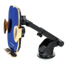 Заредете изображение във визуализатора на галерията – Car holder with wireless charging automatic sensor + magnetic adapters hs2 15w gold - TopMag
