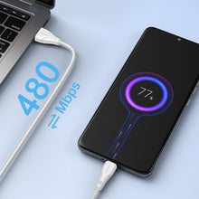 Заредете изображение във визуализатора на галерията – Joyroom USB cable - micro USB 2.4A Surpass Series for fast charging and data transfer 2 m white (S-UM018A11)
