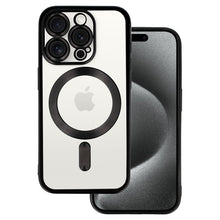 Заредете изображение във визуализатора на галерията – Metallic Magsafe Case for Iphone 12 Pro Max Black
