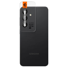 Заредете изображение във визуализатора на галерията – Spigen Optik.tR EZ Fit Camera Protector for Samsung Galaxy S24+ - black 2 pcs.
