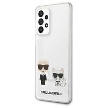 Заредете изображение във визуализатора на галерията – Оригинален гръб Karl Lagerfeld за samsung a33 (ik + choupette / transparent) - TopMag
