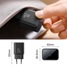 Заредете изображение във визуализатора на галерията – Joyroom JR-TCF06 USB C 20W PD charger | black
