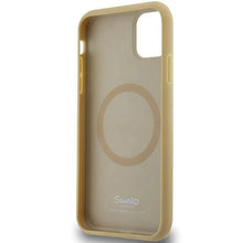 Заредете изображение във визуализатора на галерията – Hello Kitty Leather Kitty Head MagSafe case for iPhone 11 / Xr - gold
