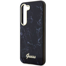 Заредете изображение във визуализатора на галерията – Guess GUHCS23SPCUMAK S23 S911 black/black hardcase Marble
