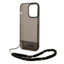 Заредете изображение във визуализатора на галерията – Original faceplate case guess guhcp14lhgcohk for iphone 14 pro (iml electro cam w. strap translucent / black)
