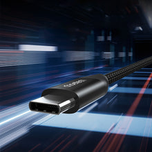 Заредете изображение във визуализатора на галерията – Choetech cable USB-C - USB-C PD3.1 240W 1m black (XCC-1035)
