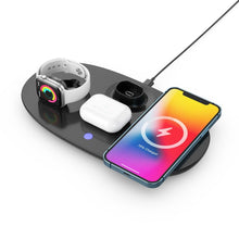 Заредете изображение във визуализатора на галерията – Wireless charger qi 4in1 15w b15a black
