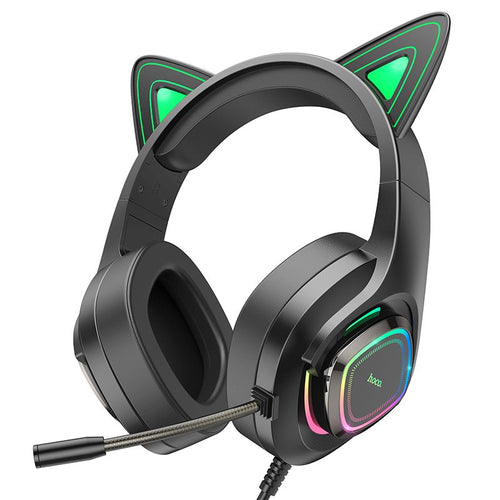 HOCO Gaming headphones Cute Cat Luminous W107 elf