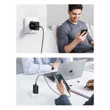 Заредете изображение във визуализатора на галерията – Ugreen USB wall charger Type C 20W Power Delivery black (10191)
