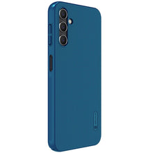 Заредете изображение във визуализатора на галерията – Nillkin Super Frosted Shield case for Samsung Galaxy A14 5G / Galaxy A14 cover + phone stand blue
