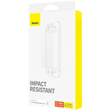Заредете изображение във визуализатора на галерията – Set of 2x Baseus Crystal tempered glass for Nintendo Switch 2019 + mounting kit - transparent
