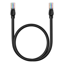 Заредете изображение във визуализатора на галерията – Baseus High Speed ​​Cat 5 RJ-45 Ethernet cable 1000Mb/s 0.5m round - black
