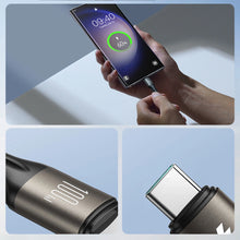 Заредете изображение във визуализатора на галерията – Joyroom Light-Speed ​​Series SA25-CC5 100W USB-C / USB-C Cable 1.2m - Black
