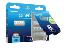 Заредете изображение във визуализатора на галерията – Rechargeable Batteries Panasonic Eneloop HR6/AA 2000mAh - 8pcs blister pack
