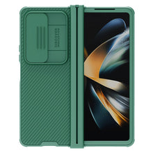 Заредете изображение във визуализатора на галерията – Nillkin CamShield Pro Case (simple) for Samsung Galaxy Z Fold 4 cover with camera cover dark green
