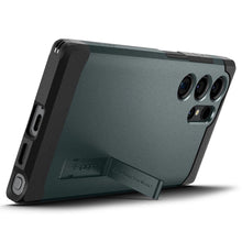 Заредете изображение във визуализатора на галерията – Spigen Tough Armor case for Samsung Galaxy S24 Ultra - dark green
