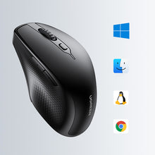 Заредете изображение във визуализатора на галерията – Ugreen ergonomic wireless computer mouse black (MU101)
