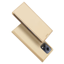 Заредете изображение във визуализатора на галерията – Dux Ducis Skin Pro Case for Xiaomi Redmi Note 12 Pro+ Flip Card Wallet Stand Gold
