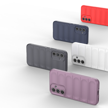 Заредете изображение във визуализатора на галерията – Magic Shield Case for Samsung Galaxy A54 5G flexible armored cover burgundy
