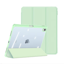 Заредете изображение във визуализатора на галерията – Dux Ducis Toby case for iPad 10.9'' 2022 (10 gen.) cover with space for Apple Pencil stylus smart cover stand green
