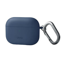 Заредете изображение във визуализатора на галерията – Uniq case Nexo AirPods Pro 2 gen + Ear Hooks Silicone blue/caspian blue
