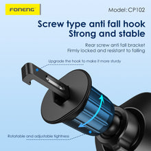 Заредете изображение във визуализатора на галерията – Foneng Car holder CP102 magnetic to air vent black
