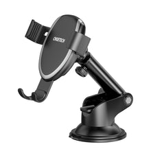 Заредете изображение във визуализатора на галерията – Choetech gravity car holder with built-in wireless charger black (T536-S)
