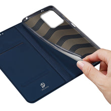Заредете изображение във визуализатора на галерията – Dux Ducis Skin Pro case for Xiaomi Redmi Note 12 Pro+ flip cover card wallet stand blue
