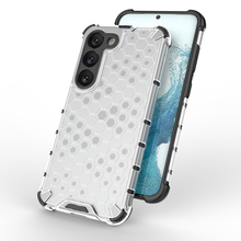 Заредете изображение във визуализатора на галерията – Honeycomb case for Samsung Galaxy S23 armored hybrid cover blue
