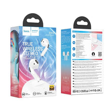 Заредете изображение във визуализатора на галерията – Hoco wireless headset stereo tws ew24 assist true white - TopMag
