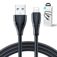 Заредете изображение във визуализатора на галерията – Joyroom cable USB - Lightning 2.4A Surpass Series 3 m black (S-UL012A11)
