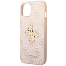 Заредете изображение във визуализатора на галерията – Original Case GUESS 4G Big Metal Logo GUHCP15S4GMGPI for Iphone 15 pink
