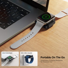 Заредете изображение във визуализатора на галерията – Joyroom JR-WQW03 wireless charger for Apple Watch smartwatches - black
