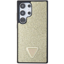 Заредете изображение във визуализатора на галерията – Guess Rhinestone Triangle case for Samsung Galaxy S24 Ultra - gold
