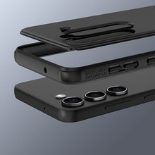 Заредете изображение във визуализатора на галерията – Nillkin Super Frosted Shield Pro case for Samsung Galaxy S23 armored cover + phone stand red
