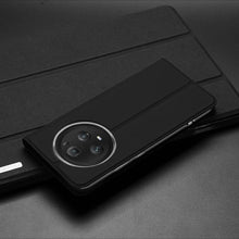 Заредете изображение във визуализатора на галерията – Dux Ducis Skin Pro Case for Honor Magic5 Pro Flip Card Wallet Stand Blue
