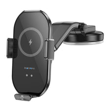 Заредете изображение във визуализатора на галерията – Borofone Car holder BH206 Rusher with induction charging to dashboard black
