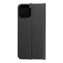 Заредете изображение във визуализатора на галерията – Forcell Luna carbon калъф тип книга - iphone 14 plus ( 6.7 ) черен - TopMag
