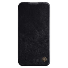 Заредете изображение във визуализатора на галерията – Nillkin Qin Leather Pro Case for Samsung Galaxy S23+ flip cover camera cover black
