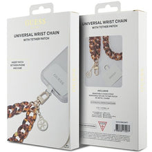 Заредете изображение във визуализатора на галерията – Original Strap GUESS Acetate Acrylic 4G Charm Universal Big Hand Strap GUOUCBMC4MT
