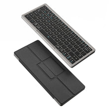 Заредете изображение във визуализатора на галерията – Dux Ducis OK Series wireless Bluetooth keyboard with touchpad - black
