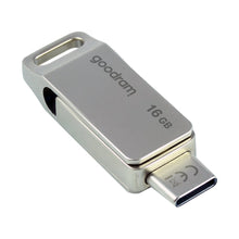 Заредете изображение във визуализатора на галерията – Flash Drive 16GB USB 3.2 Gen 1 USB / USB C OTG ODA3 Goodram - Silver

