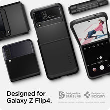 Заредете изображение във визуализатора на галерията – SPIGEN Tough Armor гръб за SAMSUNG Z FLIP 4 черен - TopMag

