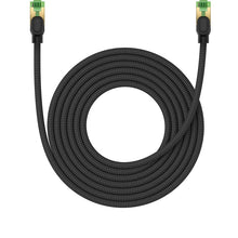 Заредете изображение във визуализатора на галерията – Baseus fast network cable RJ-45 cat.8 40Gbps 5m braided - black
