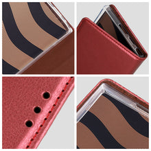 Заредете изображение във визуализатора на галерията – Smart Magneto Case for Motorola Edge 40 Pro burgundy
