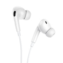 Заредете изображение във визуализатора на галерията – Borofone Earphones BM80 Pro Elegant with microphone Type C (DAC) white
