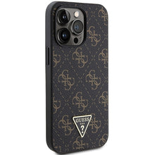 Заредете изображение във визуализатора на галерията – Original Case GUESS hardcase 4G Triangle Metal Logo GUHCP13LPG4GPK for Iphone 13 Pro black
