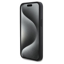 Заредете изображение във визуализатора на галерията – Ferrari Perforated Waves Metal Logo case for iPhone 15 Pro Max - black
