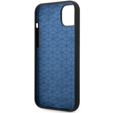 Заредете изображение във визуализатора на галерията – Case BMW BMHCP14M22SOTK iPhone 14 Plus 6.7" black/black Silicone Slanted Sttripes
